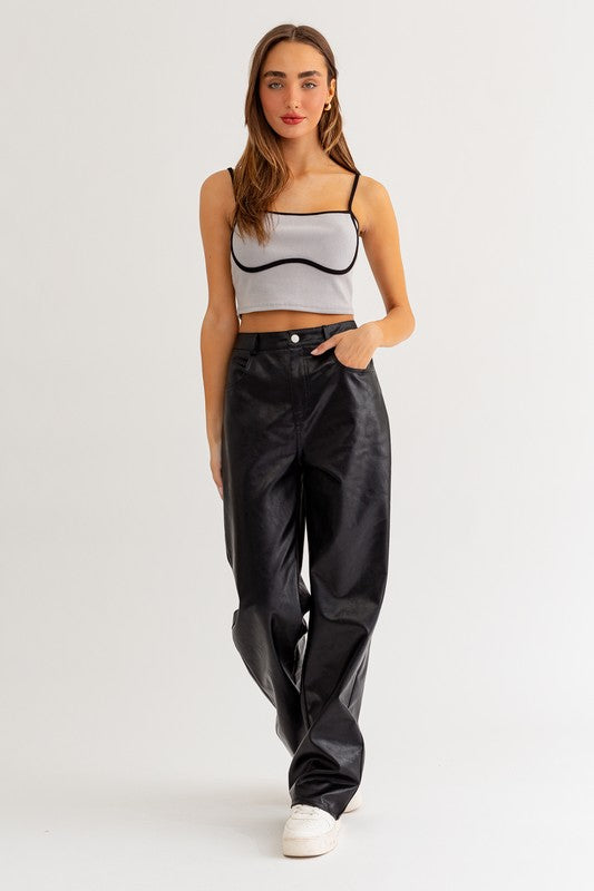 ARIANI LEATHER PANTS