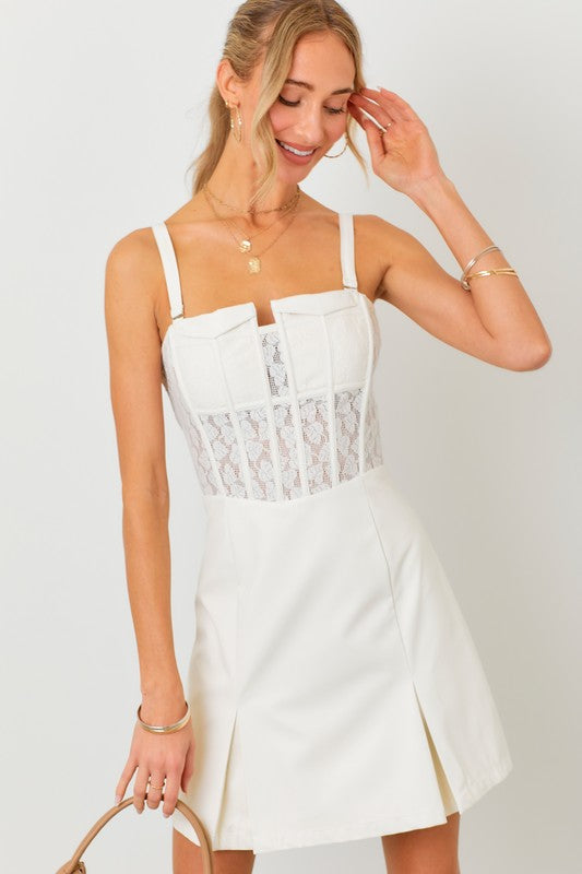 SASHA MINI DRESS M / IVORY SASHA MINI DRESS M / IVORY