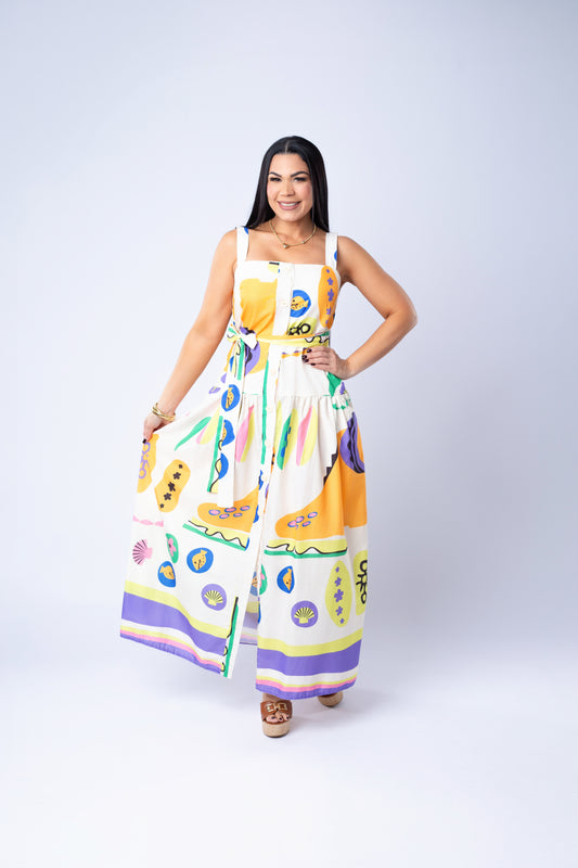 MARIANGEL PRINT DRESS