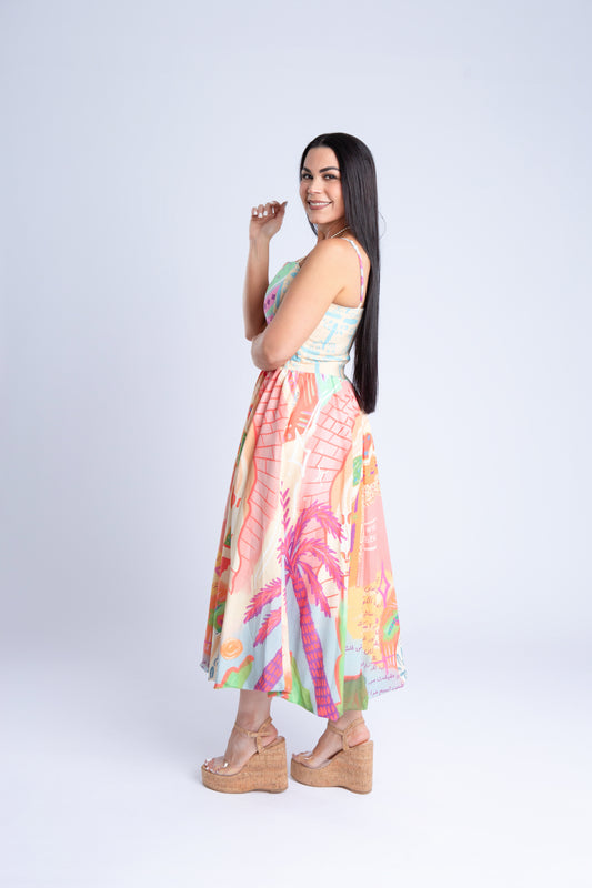 AMANDA PRINT MAXI DRESS