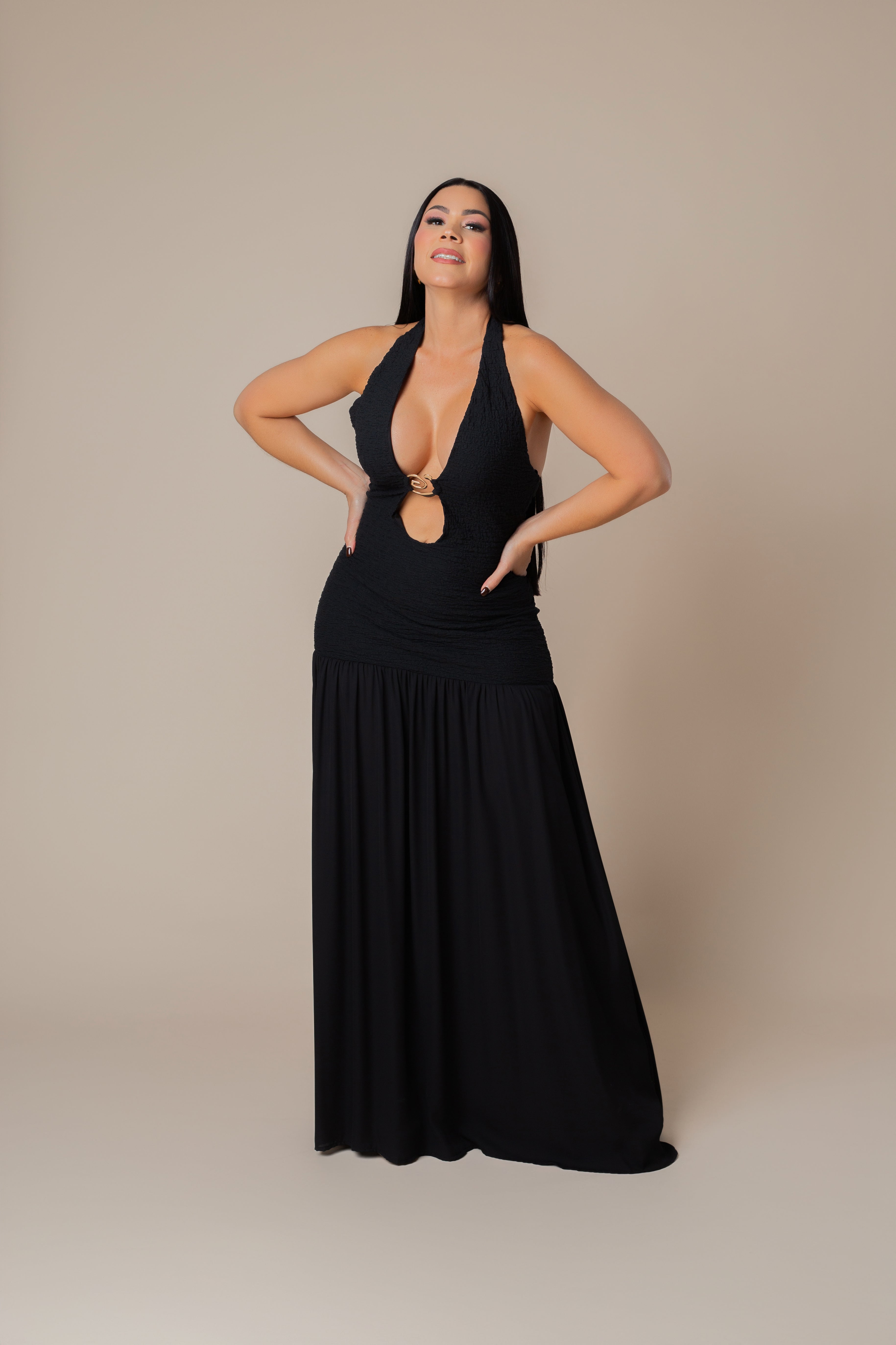 Amelie Maxi Dress M / Beige Amelie Maxi Dress M / Beige