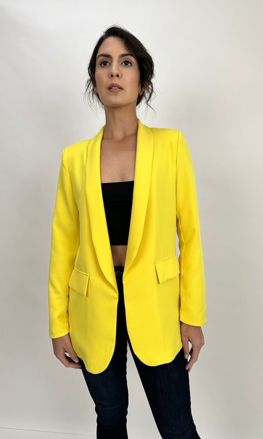 GINETH YELLOW ITALY BLAZER