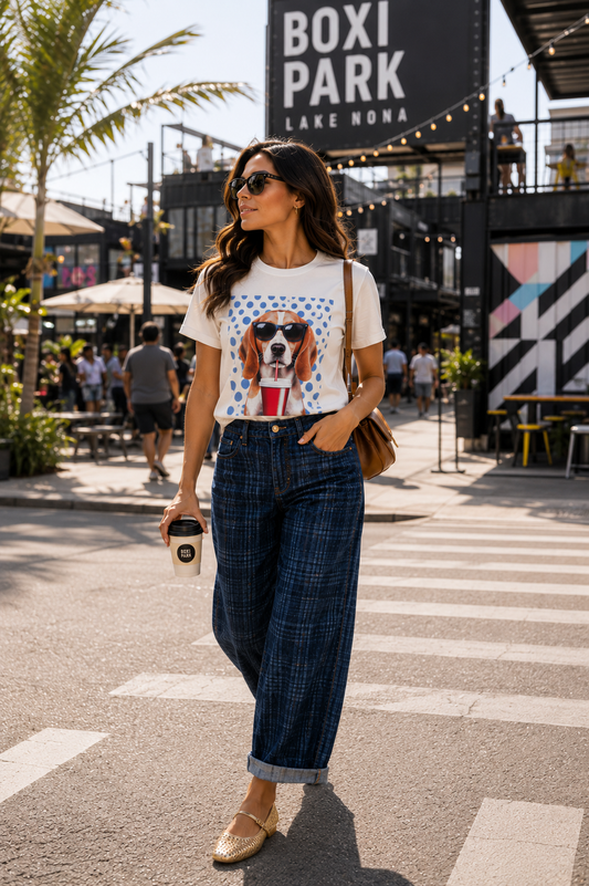 NATASHA BARREL JEANS
