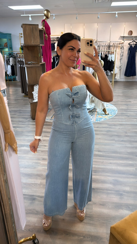 MARIHER DENIM JUMPSUIT