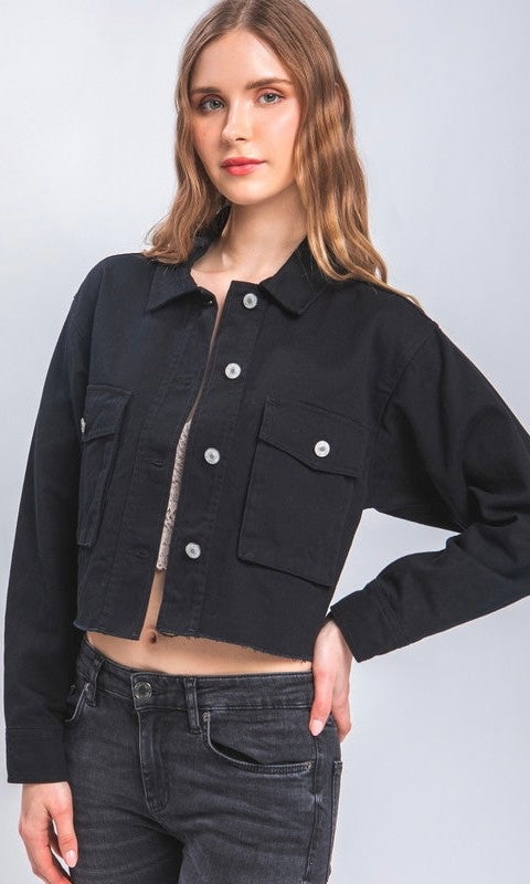 CHAQUETA PEGGIE NEGRA