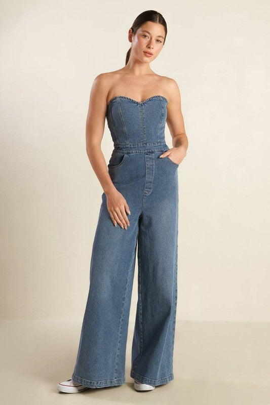 VIVIANA DENIM JUMPSUIT