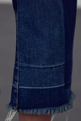CINDY MIDI-RISE JEANS