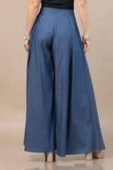 ALEJANDRA DENIM PALAZZO PANTS