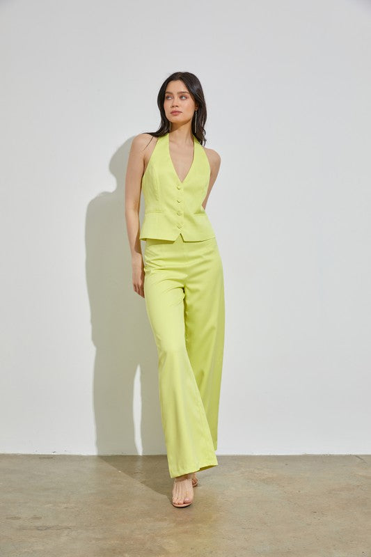 GIANNA LIME TOP