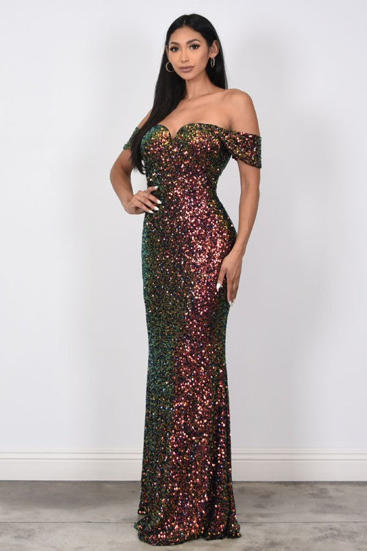 MADELYN SEQUINS MAXI DRESS