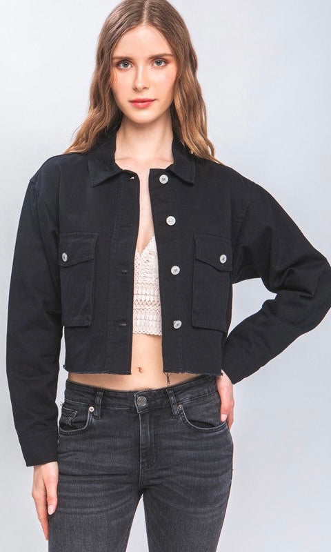 CHAQUETA PEGGIE NEGRA