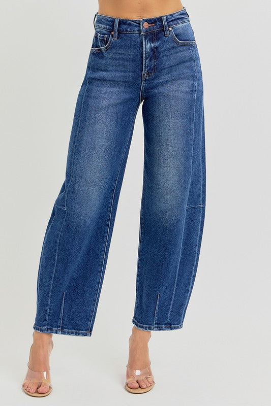 LAURENT BARREL JEANS