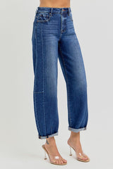 LAURENT BARREL JEANS