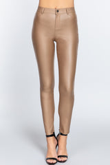 GLORIELY LEATHER PANTS