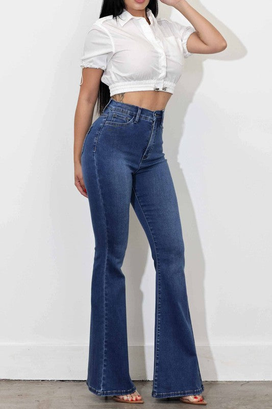 MAITE HIGH RISE FLARE JEANS