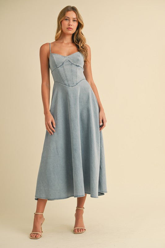 CAMILA DENIM DRESS
