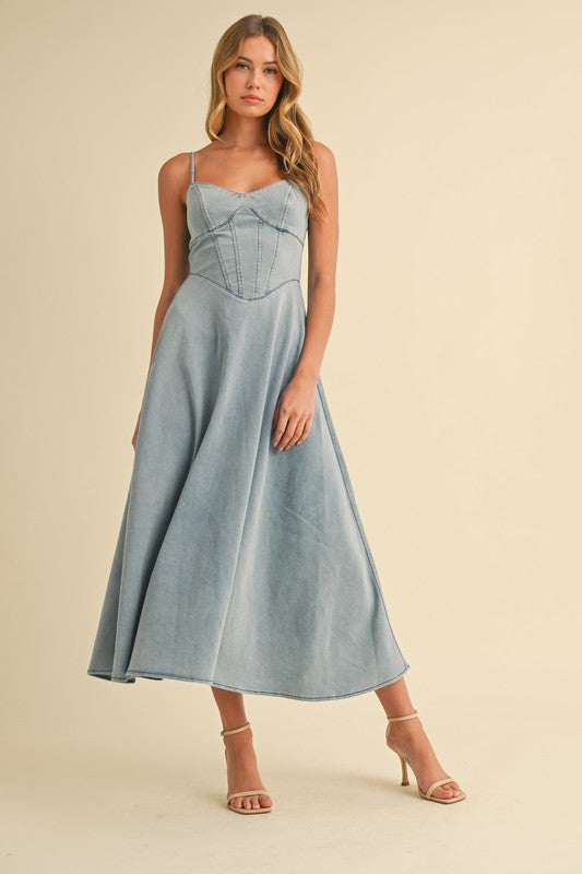 CAMILA DENIM DRESS