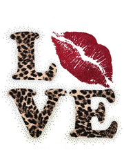 LOVE LEOPARD T-SHIRT