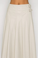 DENISE LEATHER SKIRT