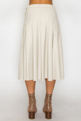 DENISE LEATHER SKIRT