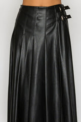 DENISE LEATHER SKIRT