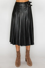 DENISE LEATHER SKIRT