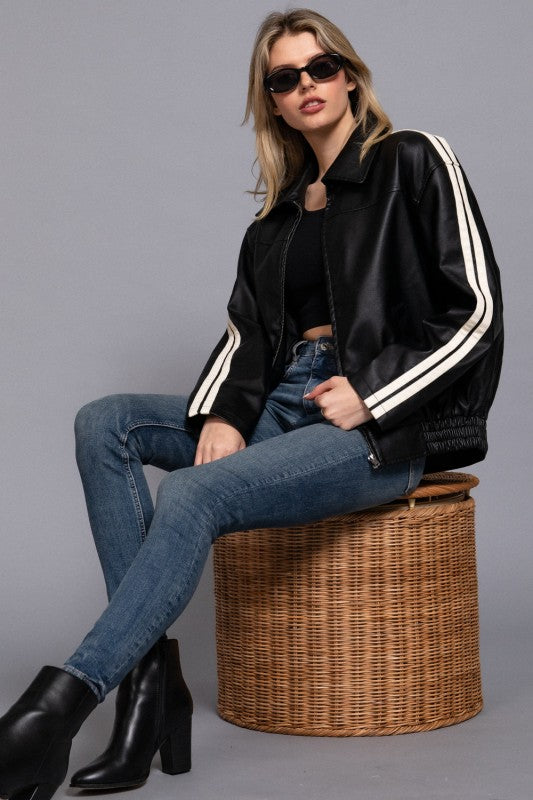 CRISBEL LEATHER JACKET