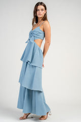 VALENTINA DENIM MAXI DRESS