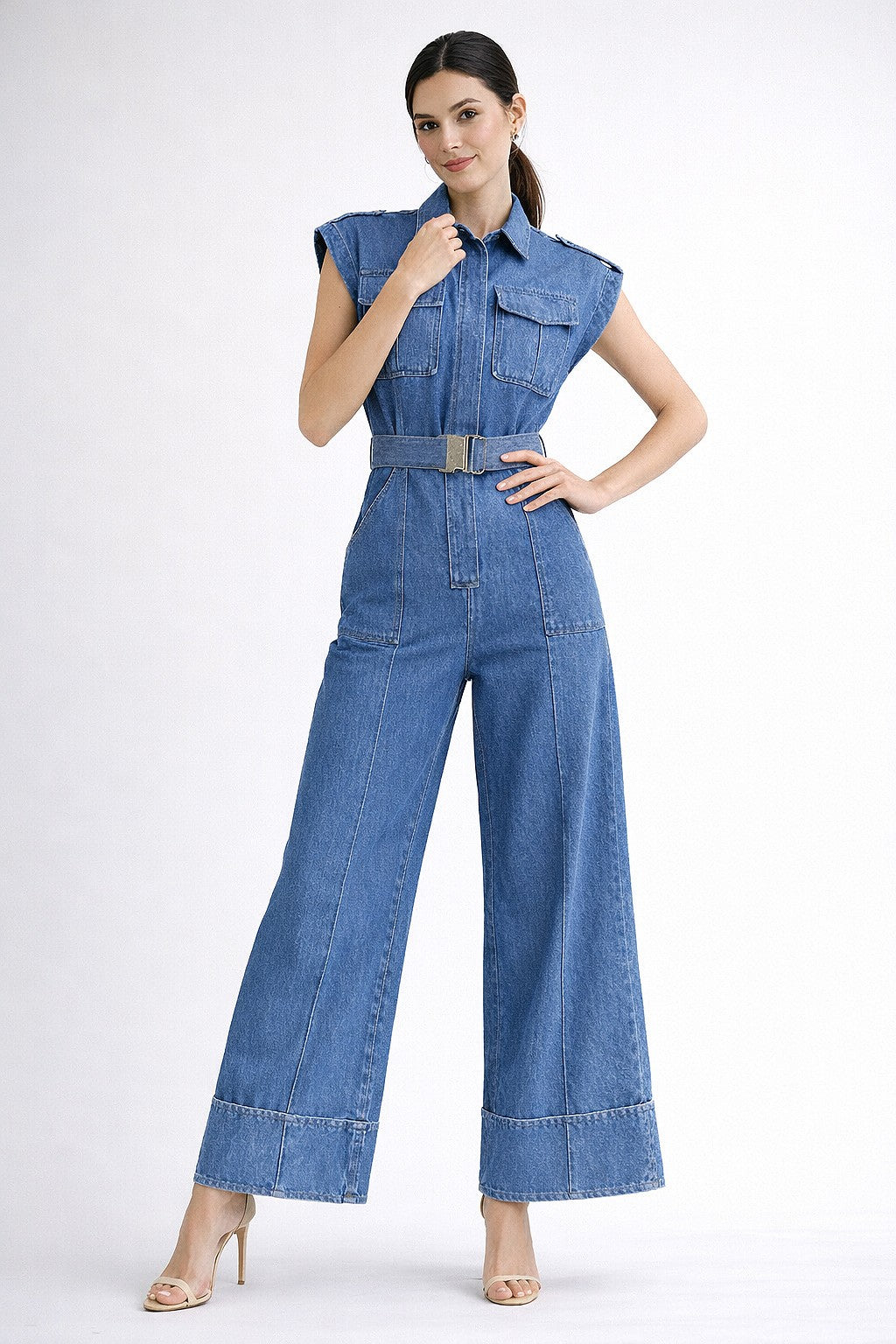 ANABEL DENIM JUMPSUIT