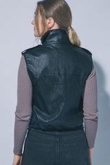 ASLIE LEATHER VEST