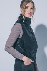 ASLIE LEATHER VEST