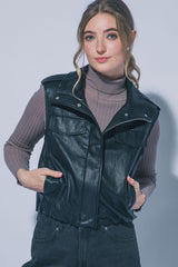 ASLIE LEATHER VEST