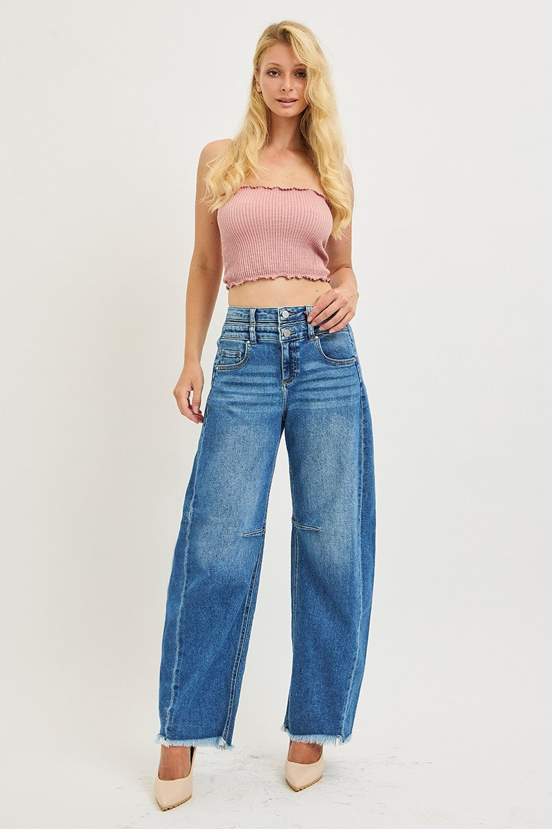 SILVIA BARREL JEANS