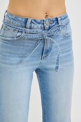 CAROLINE RISE WIDE JEANS