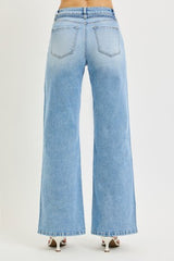 CAROLINE RISE WIDE JEANS