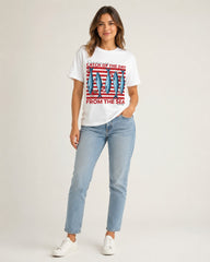 CATCH OF THE DAY PRINT T-SHIRT