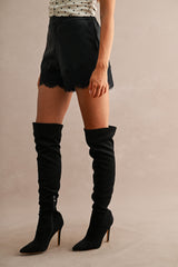 CAROL LEATHER SHORTS