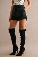 CAROL LEATHER SHORTS