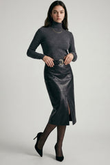 BEATRIZ LEATHER SKIRT