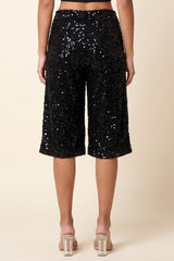 MARITZA SEQUIN BERMUDA SHORTS