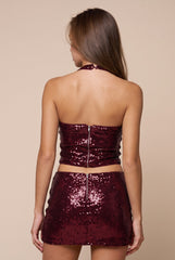 ALISA SEQUIN TOP