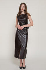 HORMARY LEATHER SKIRT