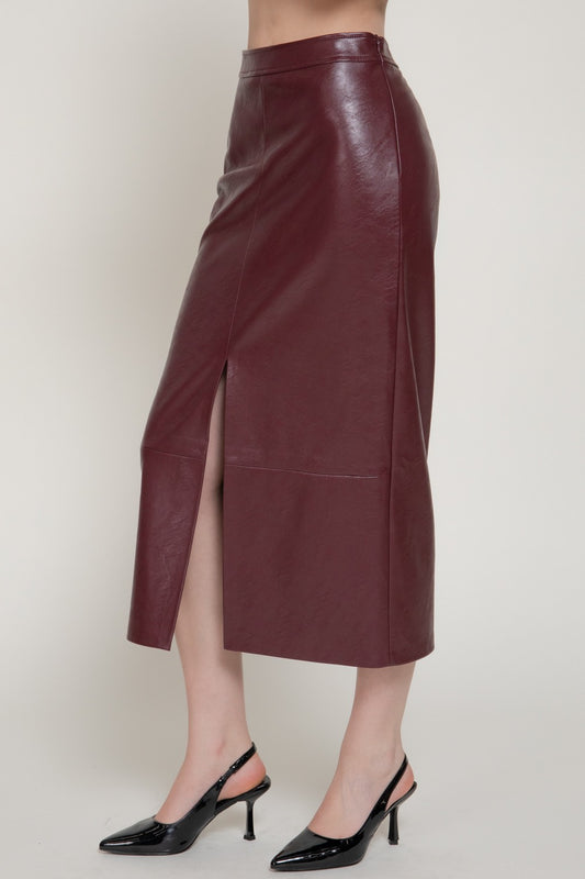 HORMARY LEATHER SKIRT