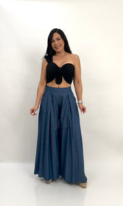 MARIAH BLACK CROP TOP