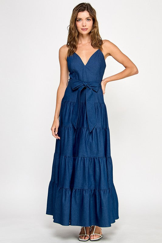 ARANZA DENIM DRESS