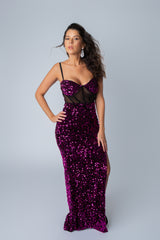 MARIANNA VELVET MAXI DRESS