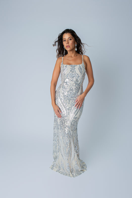 GRETA SEQUIN MAXI DRESS