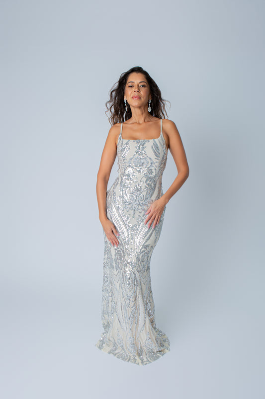 GRETA SEQUIN MAXI DRESS