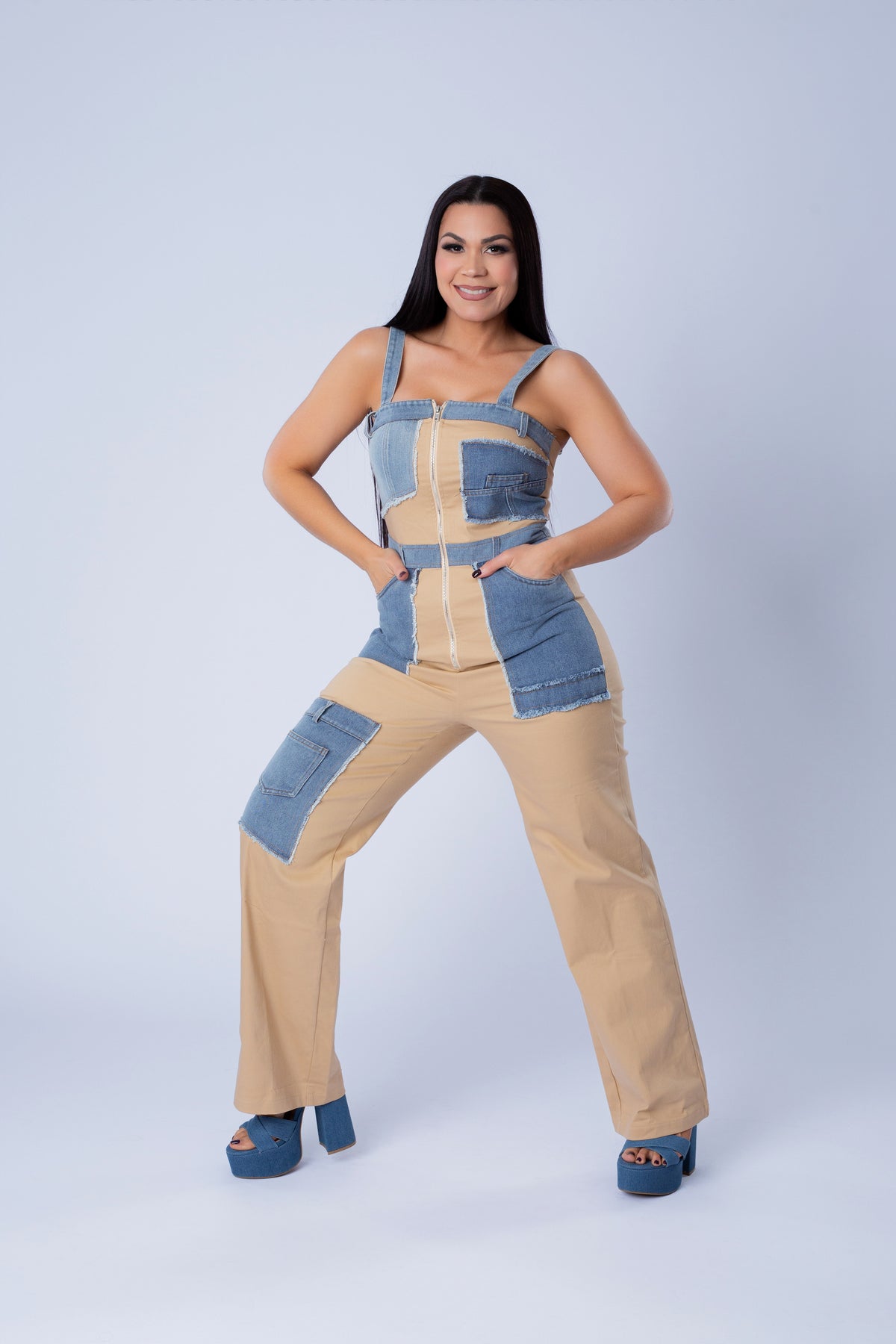 EDMAR DENIM JUMPSUIT