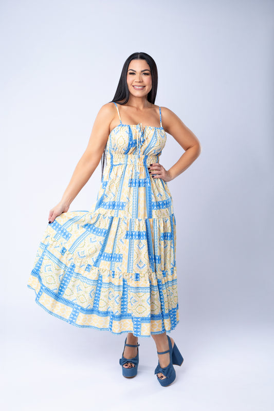 ROSELYN PRINT DRESS